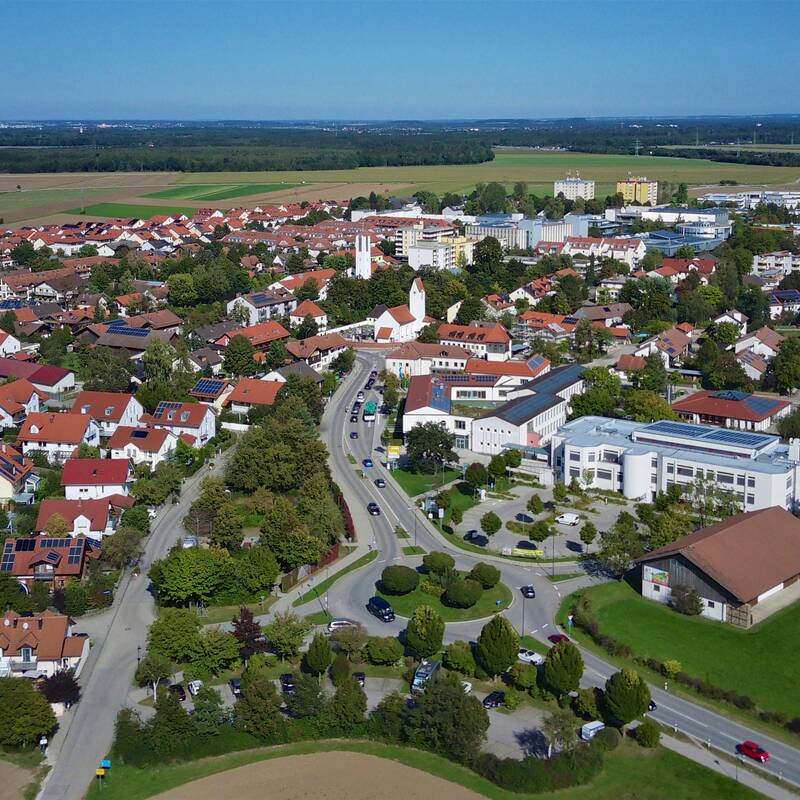 Luftaufnahme von Putzbrunn