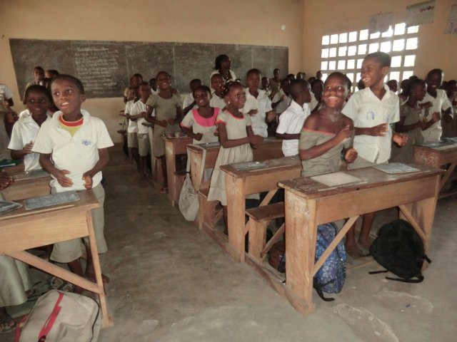 Schüler in Togo