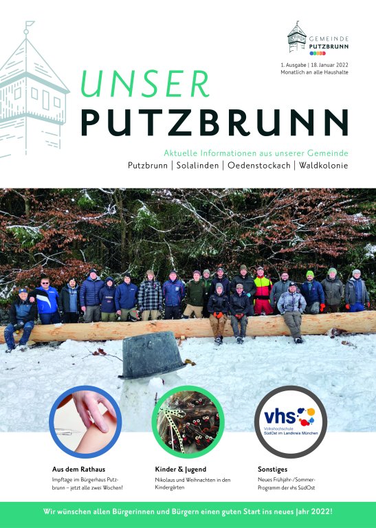 Titelbild "Unser Putzbrunn" - Ausgabe Januar 2022