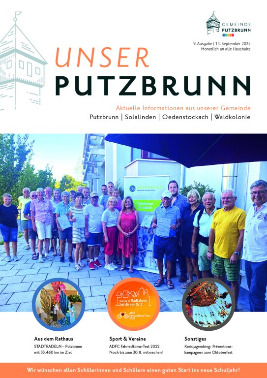 "Unser Putzbrunn" - Titelbild September 2022